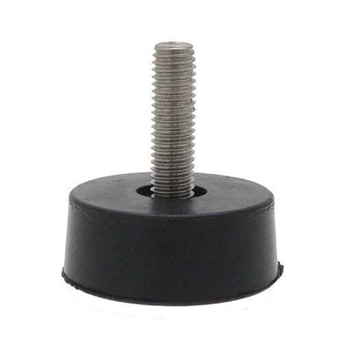 Sourcingmap M8x16.5mmx27.5mm Screw On Furniture Glide Leveling Feet Floor Protector Adjustable Leveler For Chair Leg 8 Pack