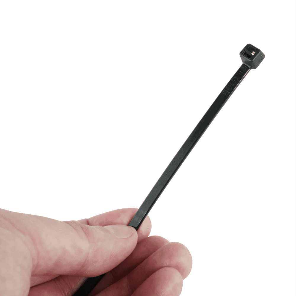 Black Plastic Cable Ties for Cable Management