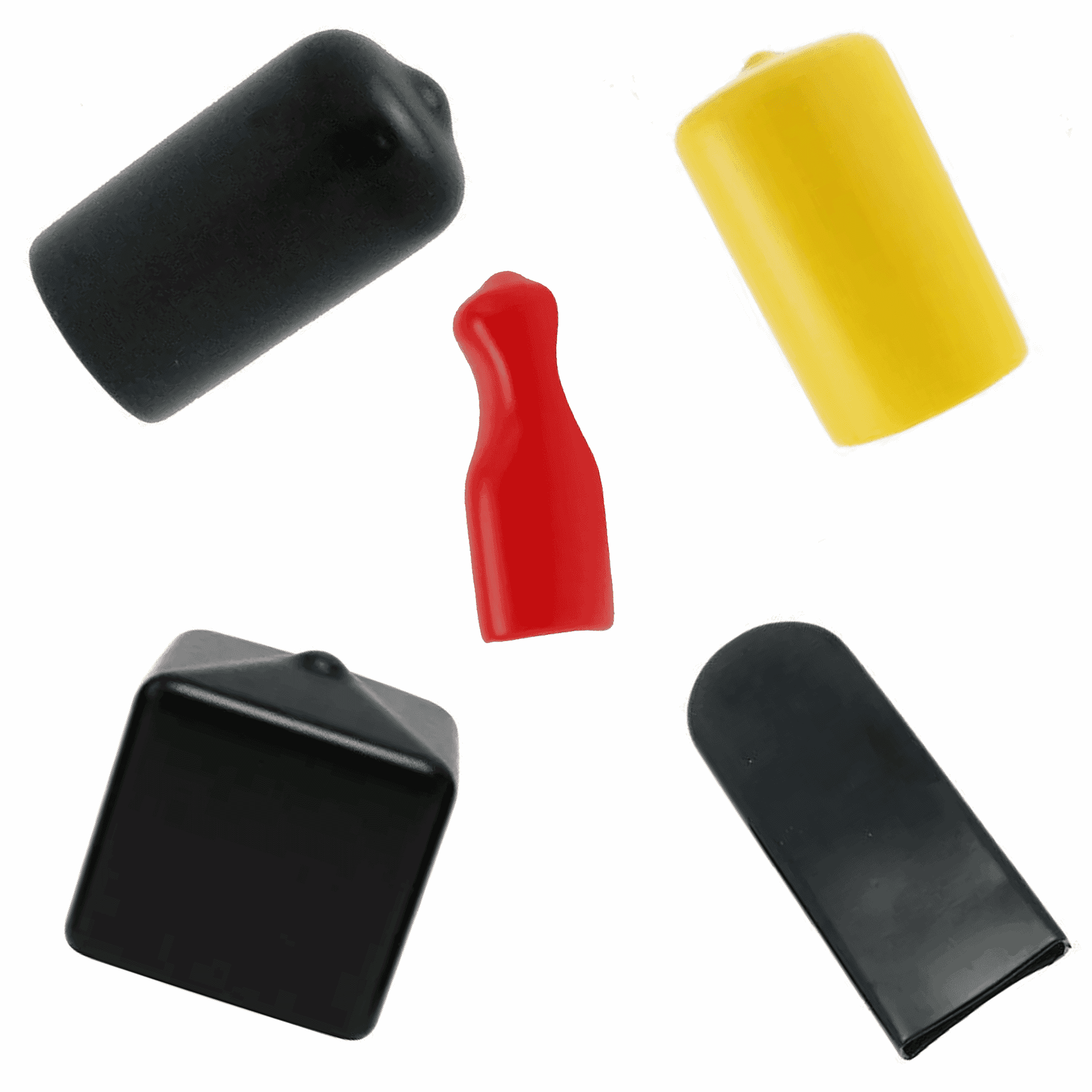 PVC end caps