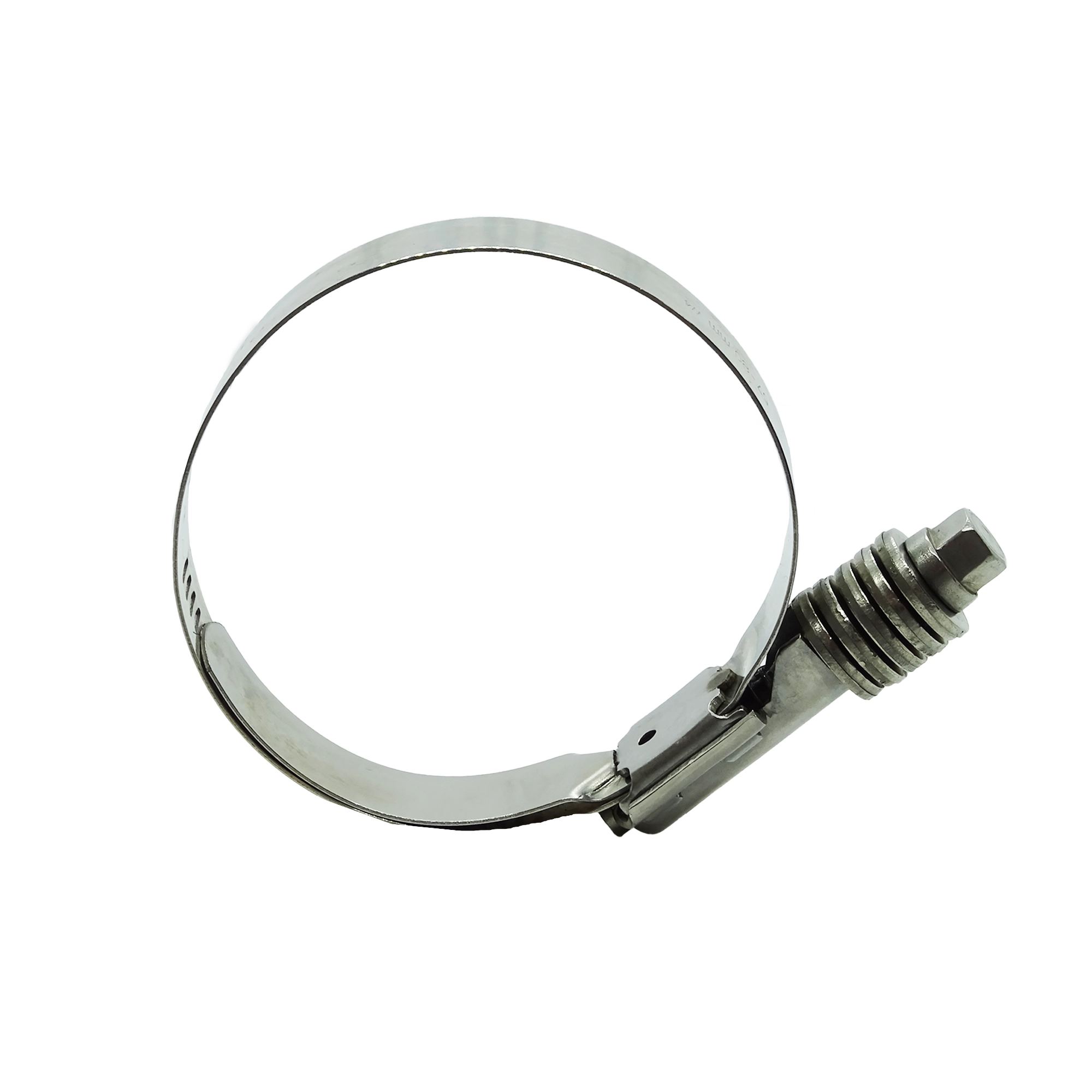 57 80mm Constant Tension Hose Clamp 16mm Width Stainless Steel