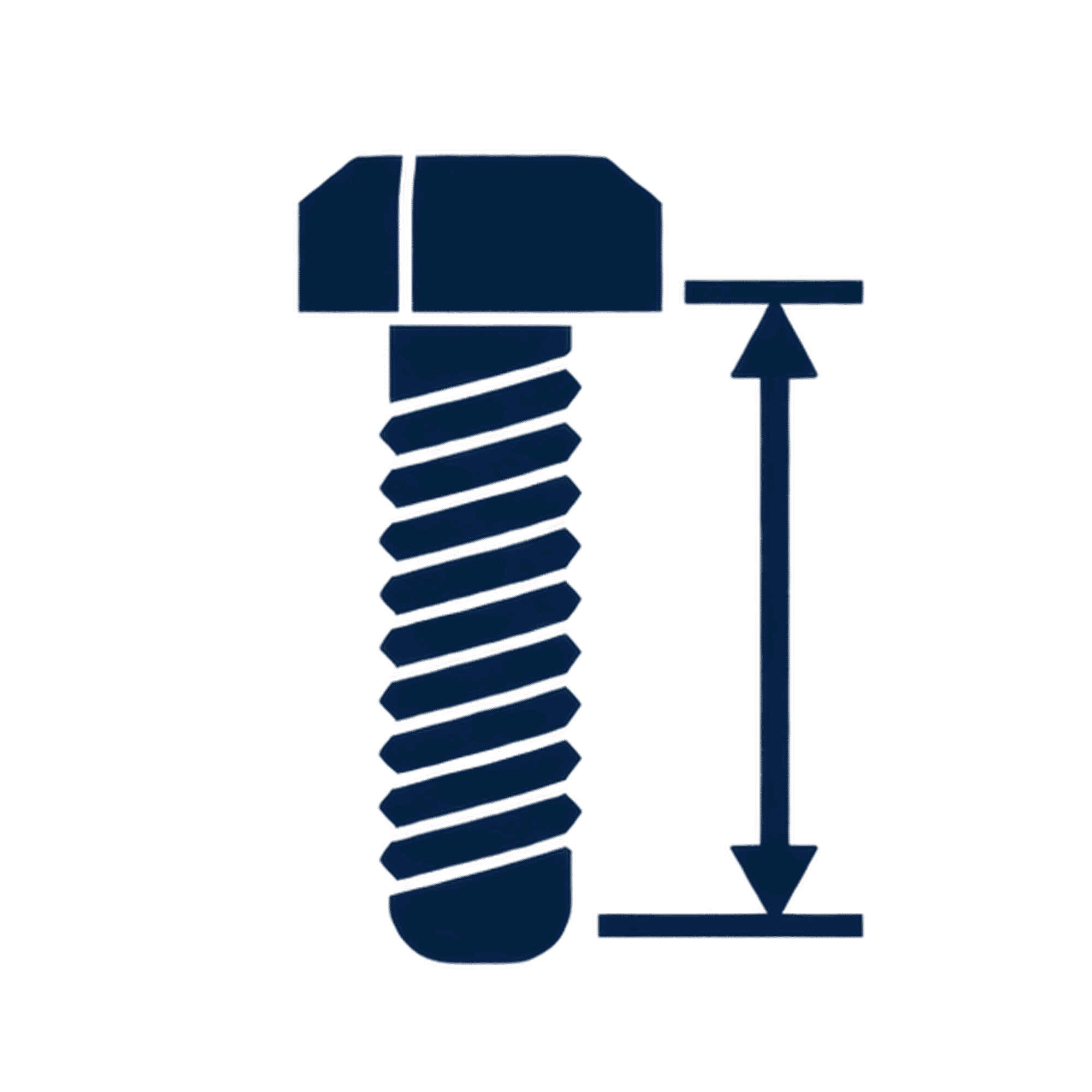 Fastener length icon