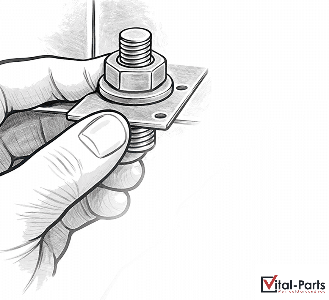 Holding fasteners in place