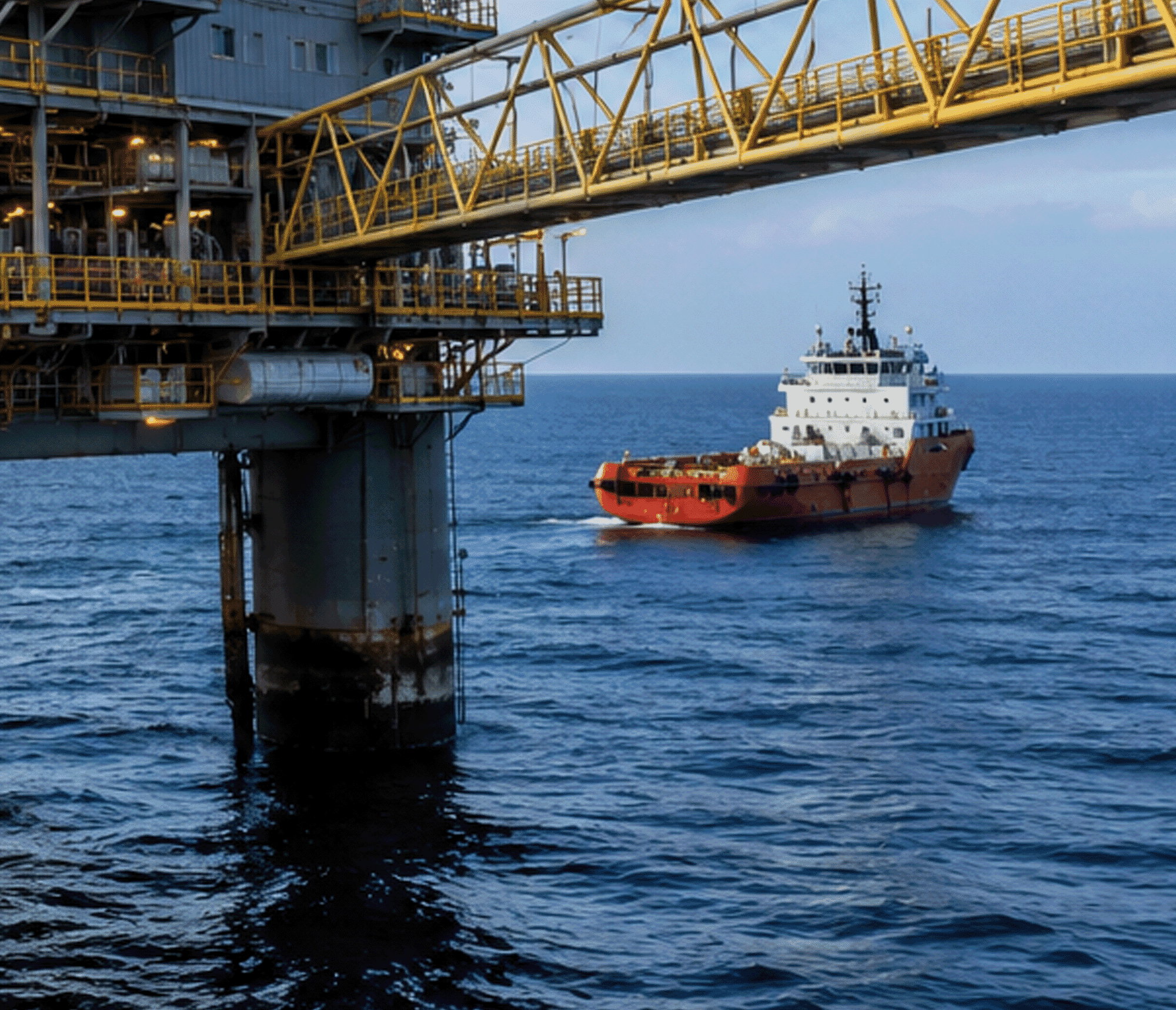Offshore oil platform application
