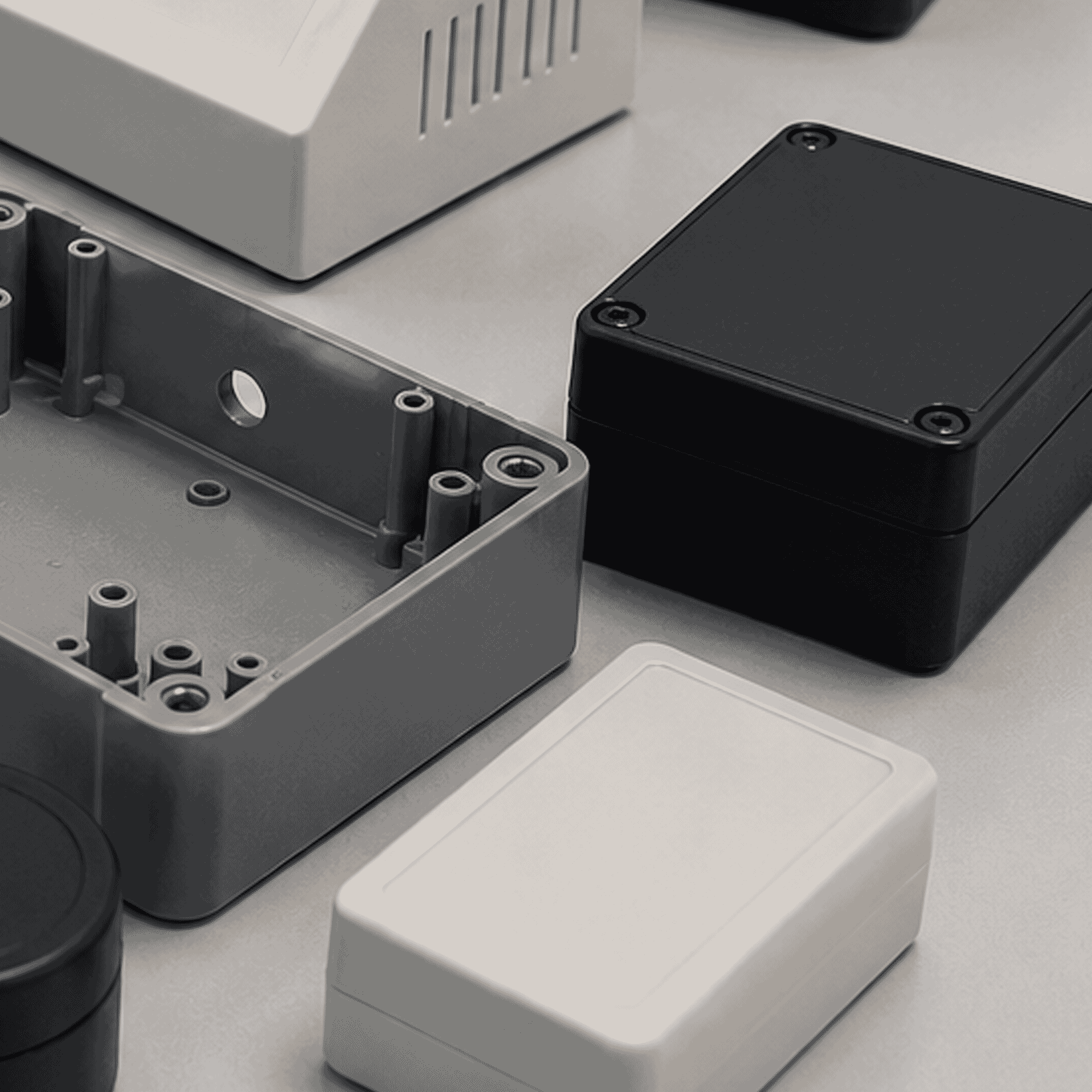 Plastic housing and enclosures