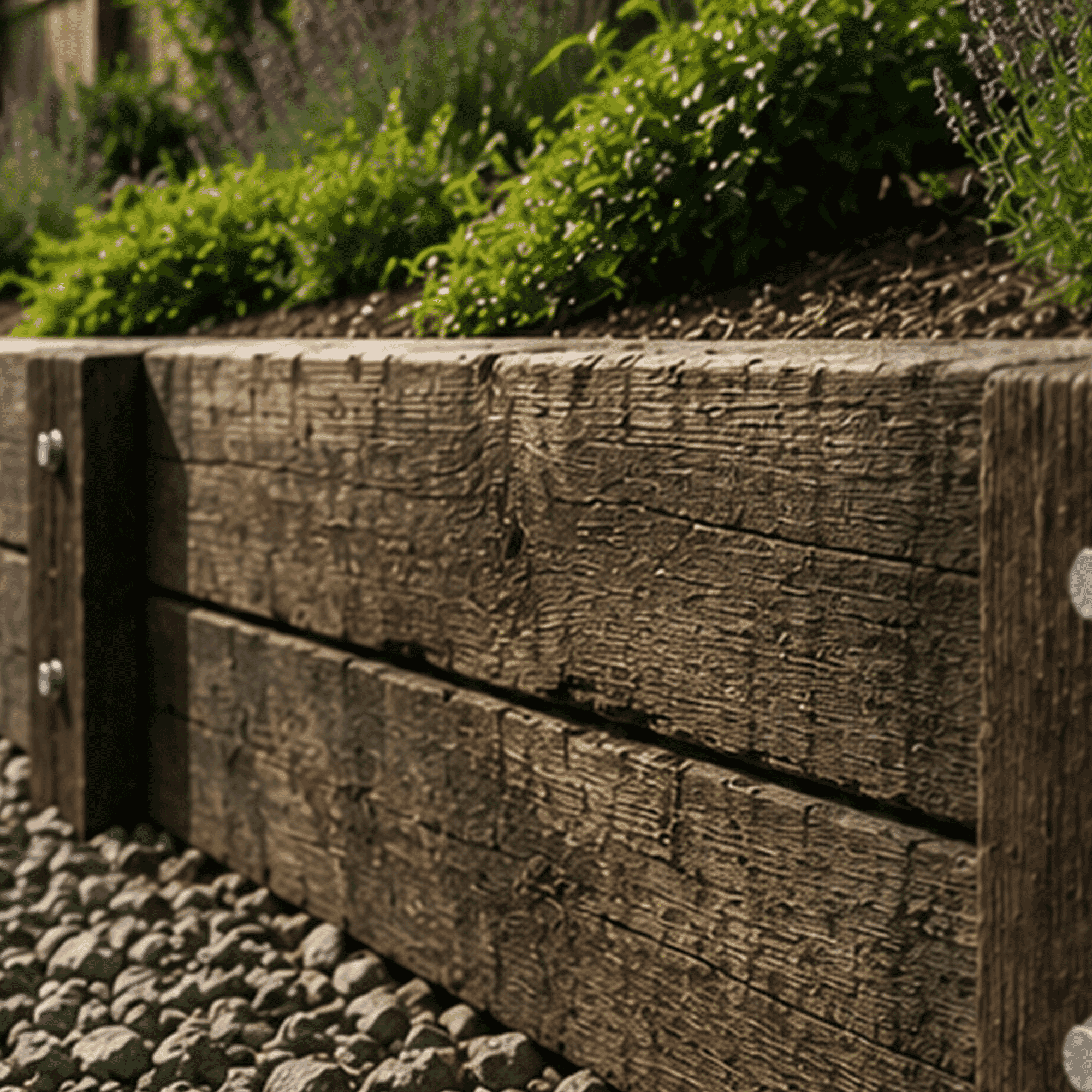 Railway sleepers with coach screws