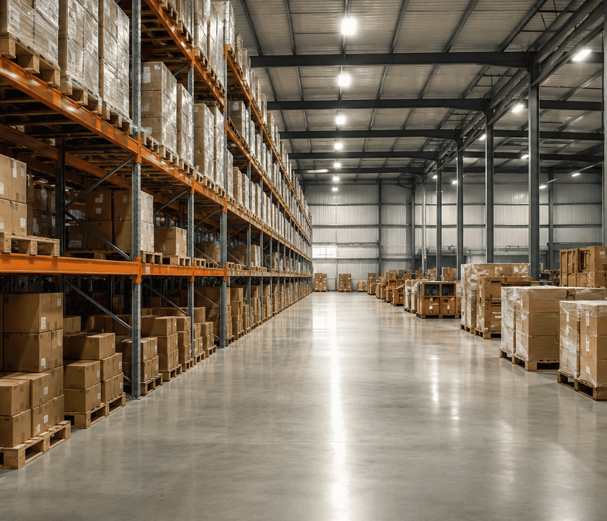 Indoor warehouse application