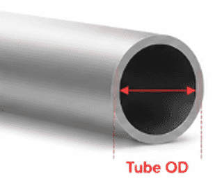 Tube OD Fits Over